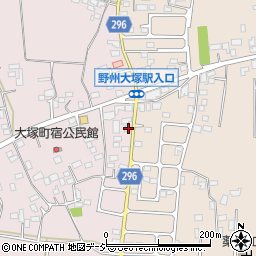 栃木県栃木市大塚町341周辺の地図
