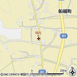 栃木県佐野市船越町2297周辺の地図