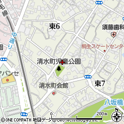 桐生神社周辺の地図