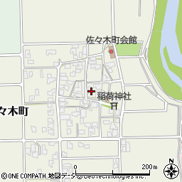 石川県小松市佐々木町イ周辺の地図