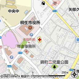 家具のホンダ　桐生店周辺の地図