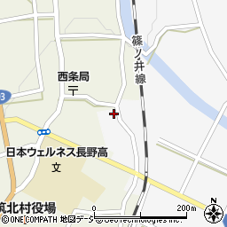 長野県東筑摩郡筑北村東条855周辺の地図