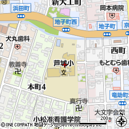 芦城児童クラブ周辺の地図