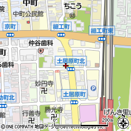 石川県小松市土居原町136-1周辺の地図