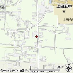 長野県上田市上野神科周辺の地図