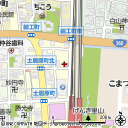 石川県小松市土居原町770周辺の地図
