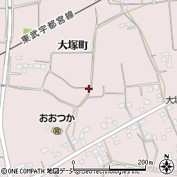 栃木県栃木市大塚町661周辺の地図