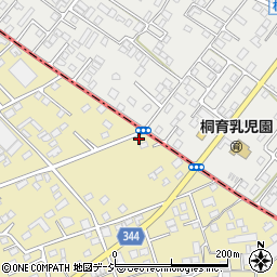 桐生三井２１周辺の地図