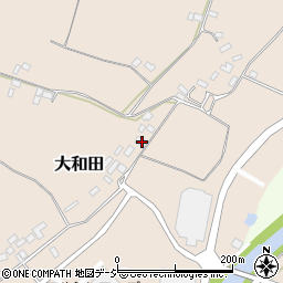 栃木県真岡市大和田257周辺の地図