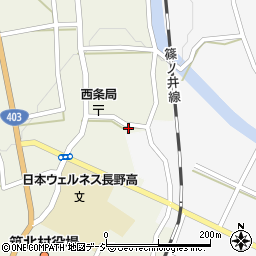 長野県東筑摩郡筑北村西条4275周辺の地図