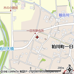 群馬県前橋市粕川町一日市210周辺の地図