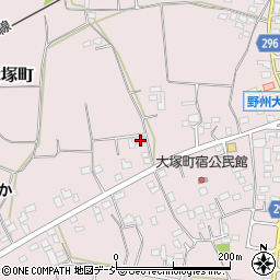 栃木県栃木市大塚町736周辺の地図