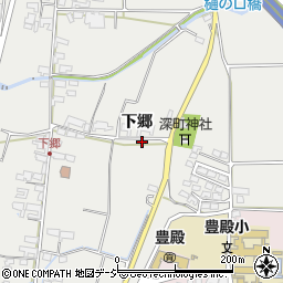 長野県上田市殿城下郷463周辺の地図