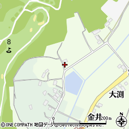 茨城県笠間市大渕1864周辺の地図