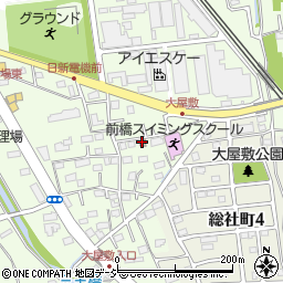 大屋敷公民館周辺の地図