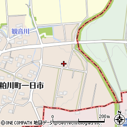 群馬県前橋市粕川町一日市33周辺の地図