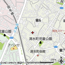 はあとサイト水越桐生東館周辺の地図