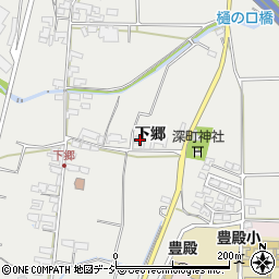 長野県上田市殿城下郷486周辺の地図