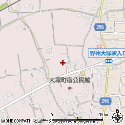 栃木県栃木市大塚町772周辺の地図