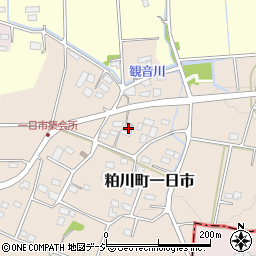 群馬県前橋市粕川町一日市228周辺の地図