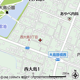茨城県ひたちなか市西大島3丁目周辺の地図