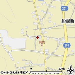栃木県佐野市船越町2303周辺の地図