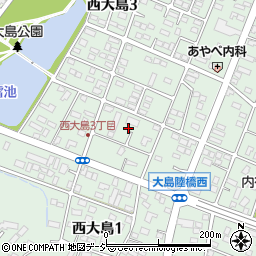 茨城県ひたちなか市西大島3丁目2周辺の地図