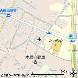 栃木県栃木市都賀町合戦場207-4周辺の地図