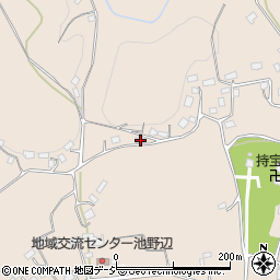 茨城県笠間市池野辺1249周辺の地図