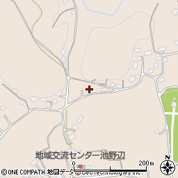 茨城県笠間市池野辺1250周辺の地図