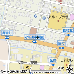 ファミコンランド小松店周辺の地図