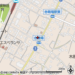 栃木県栃木市都賀町合戦場747周辺の地図
