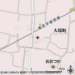 栃木県栃木市大塚町898周辺の地図