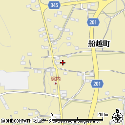 栃木県佐野市船越町2135周辺の地図