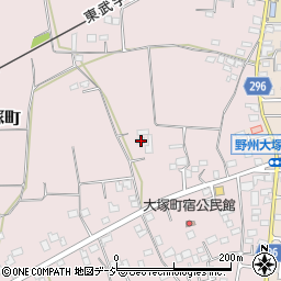 栃木県栃木市大塚町739周辺の地図