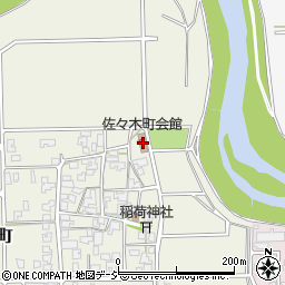 佐々木町会館周辺の地図