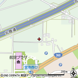 石川県小松市草野町乙周辺の地図