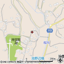 茨城県笠間市池野辺732周辺の地図