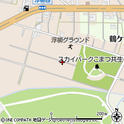 石川県小松市浮柳町甲周辺の地図