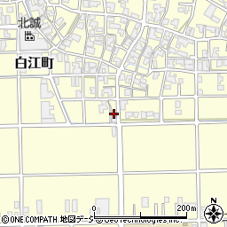 石川県小松市白江町ニ周辺の地図