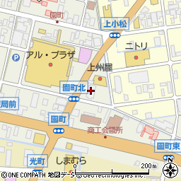 小松織物会館周辺の地図