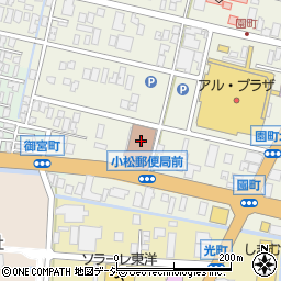 小松郵便局　荷物集荷周辺の地図