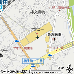 株式会社ヒマラヤ桐生店周辺の地図