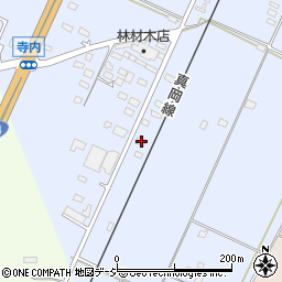 栃木県真岡市寺内1595-3周辺の地図