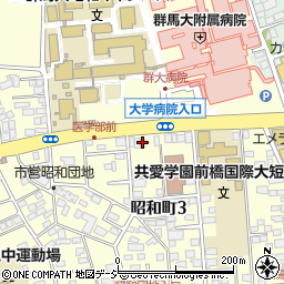 フクダエムイー工業北関東支社前橋周辺の地図