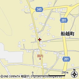 栃木県佐野市船越町2138周辺の地図
