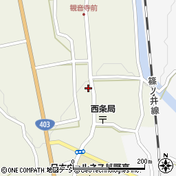 長野県東筑摩郡筑北村西条3909周辺の地図