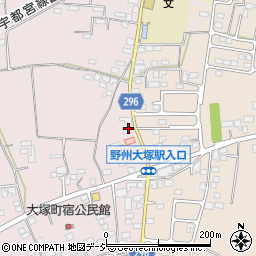 栃木県栃木市大塚町779-1周辺の地図