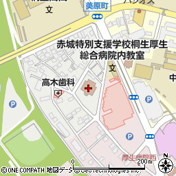 桐生警察署周辺の地図