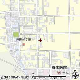 石川県小松市白江町ヘ周辺の地図